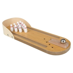 Mini Wooden Bowling Game 