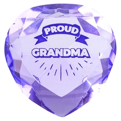 Grandma Heart Crystal 